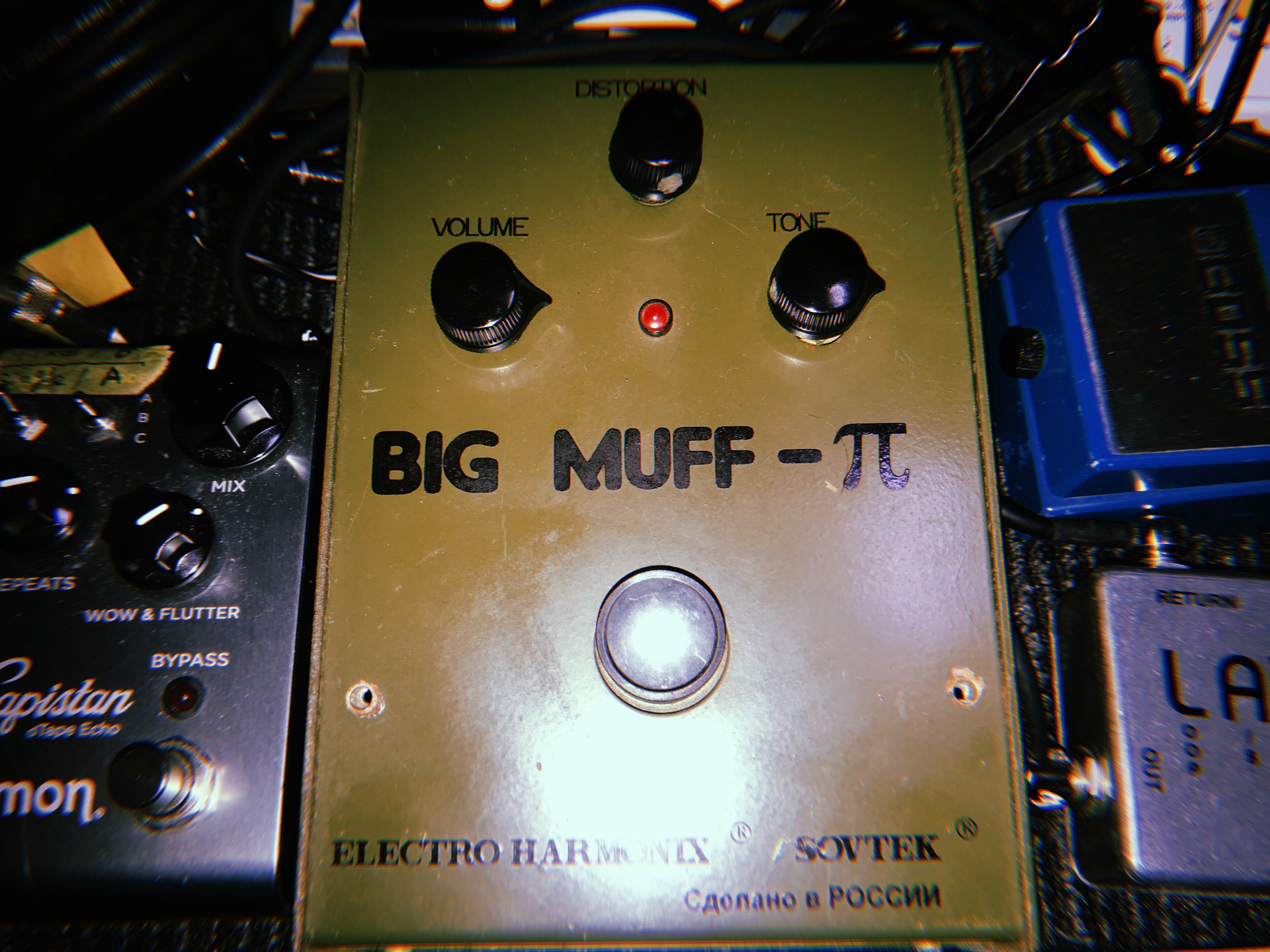 Sovtek BIG MUFF (Army Green Bubble Font): My Favorite Things
